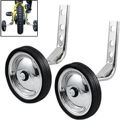 Little World Training Wheels lieljaudas velosipēda stabilizatora montāžas komplekts saderīgs 14, 16, 18 collu velosipēdiem, 1 pāris