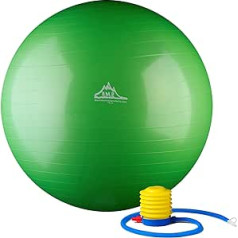 Black Mountain Products 2000lbs Static Strength Exercise Stability Ball with Pump Gym