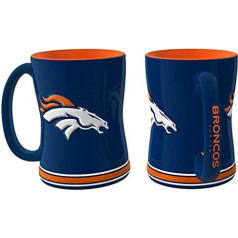 Denver Broncos kafijas krūze - 15oz Sculpted