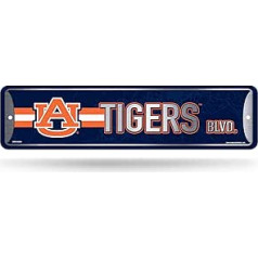 Rico Industries NCAA Auburn Tigers Home Decor Metāla ielas izkārtne (4