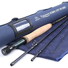 Maxcatch Nymphe Fly Rod 4 IM10 Carbon Nymph Fishing Fly Rod with Cordura Transport Tube