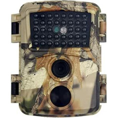 Szaerfa Upgrade Mini Trail Game Camera 12MP 1080P āra kamera ar nakts redzamības medību kameru savvaļas dzīvnieku novērošanai, 38 infrasarkanās gaismas diodes