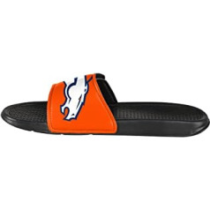 FOCO Nfl vyrų komandos logotipas Dušas Sportinis Slide Flip Flop sandalai Unisex Philadelphia Eagles apkarpytas didelis logotipas Slide – Vyrai – L dydis