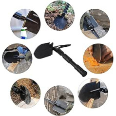 Changlin 409 – MULTF Feature Onaler Shovel Pick, Knife, Bottle Opener, Saw for Mini Folding Spade Shovel With Case Garden, Camping, Travelling, Hiking, Mountaineering)