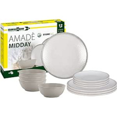 BRUNNER Midday Amadè 0830148N.C8X kempinga trauku komplekts 4 personām, 12 gabali