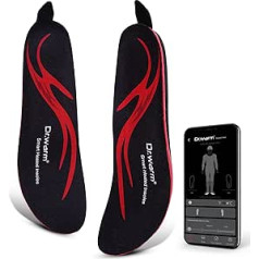 Dr.Warm Heated Insoles with App Remote Control, Rechargeable Battery, Heated Shoe Insoles for Men and Women, Foot Warmers for Hunting, Ice Fishing, Camping, Hiking, Skiing, Outdoor Work