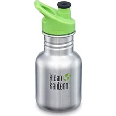 Klean Kanteen Kid pudele, K12CPPS, 12 unces (354 ml), ar sporta vāciņu