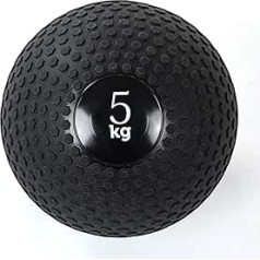 Hua Medicine Balls 5 kg Fitness Medicine Ball, Grand Slam Ball, Full Body Aerobic Exercise, Men and Women Strength Training Balance Ball, Black