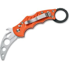 FKMD Unisex — pieaugušo Karambit 599 XT trenažieru kabatas nazis, oranžs, 17,5 cm