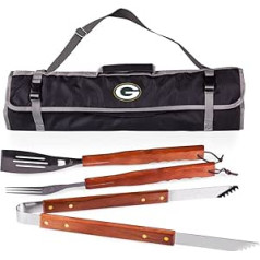 PICNIKA LAIKS Green Bay Packers grila soma, 3 gab., melna