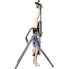 LLF Inversion Table, Sports Inverter Cable, Inversion Cable, Practical Inverter Machine for the Family, Fitness Machine for the Back (Colour: Grey)