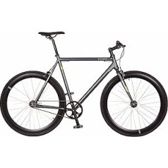 Bicycle Fixie / Single Crest Estate Grey Aluminium Size XS - XXL