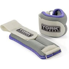 York Fitness Weight Cuffs Mīkstie potītes/plaukstas atsvari, 60024