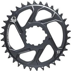 Sram X-Sync2 SL Eagle Boost ķēdes gredzens (32 zobi | 12 ātrumu | pelēks | alumīnijs | nobīde 3 mm | DM)