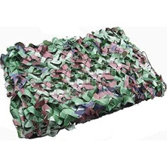 Kamuflāžas tīkls 6.5 * Sim2 SM3 W Woodland Camouflage militārais kamu tīkls ideāli piemērots medībām, šaušanai, makšķerēšanai - 2 * 3 cm