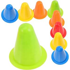 Toddmomy 75 STK Rollschuhhindernisse Kleine Kegel Basketball-übungshütchen Trainingssportkegel Kegel Üben Athletischer Kegel Mini-fußballkegel Zapfen Fitness Bohrkegel Konisch Plastik