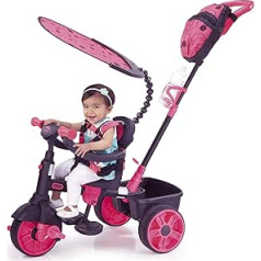 Little Tikes 4-in-1 Deluxe Edition Dreirad- Dreirad für Kleinkinder - 9 Monate bis 3 Jahre - Ganztägiges aktives Spiel - Neon Pink