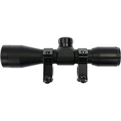 X-Bow FMA 4x32 Aluminium Rifle Scope has a Fixed 4x Magnification and is equipped with a Reticle 8, the Optics with 32 mm Lens