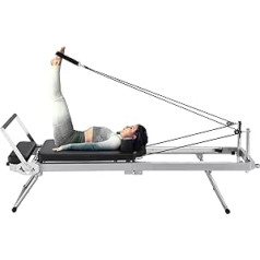 WENNEWU Pilates reformators mājas salokāmam Pilates spēka treniņam