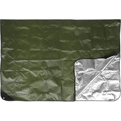 BESPORTBLE Temporary Awning Cloth Insulation Blanket Camping Tent Awning Survival Warm Blanket for Outdoor Green