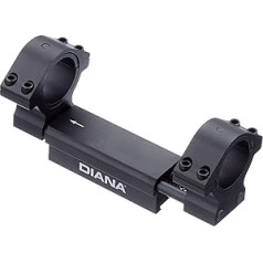 DIANA ZR šautenes tēmekļa stiprinājums 11 mm sliedes prizmas sliedes diametram 25,4 mm (1 colla) un 30 mm diametrā Arī stiprām pneimatisko šautenēm maza kalibra Airsoft bloka stiprinājumam