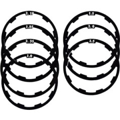 Lotatheta velosipēda spararata paplāksne starplikas kasešu austiņu blīvējuma rumbas apakšējais kronšteins velosipēda riteņbraukšanas spararata ass MTB šosejas velosipēdam 1 mm 1,5 mm 1,85 mm 2 mm 2,18 mm 2,35 mm 2,5 mm