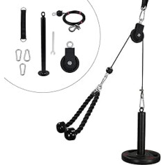 Fitness Lat Lifting System Kabeļu vilkšanas sistēma Trenažieru zāle Lat Pulling Machine Mājas Treniņi Fitnesa aprīkojums plecu bicepsa saritināšanai Apakšdelms Tricepss Vingrinājums