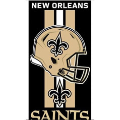 Wincraft NFL New Orleans Saints pludmales dvielis, šķiedra, 4,1 kg/30 x 60