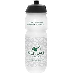 Kendal Mint Co. KMC organiskā ūdens pudele/Bidon 750 ml sporta riteņbraukšana, 50 ml bioloģiski noārdāms, netoksisks, viegli izspiežams, necaurlaidīgs, nesatur BPA (dzidrs)