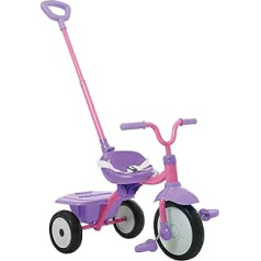 smarTrike 131-0200 Salokāms un stabils bērnu trīsritenis salokāms Fun, rozā/violeta