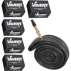 Vavert Unisex iekšējā caurule 700X25/32C Presta vārsts (40 MM) -5 pack, melns