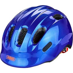 ABUS Kinderhelm Smiley 2.1 - Fahrradhelm mit Rücklicht - für Mädchen und Jungs