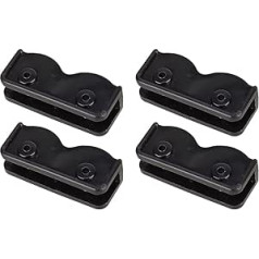 ciciTree Set of 4 Black Pop-Up Gazebo Tent Replacement Connectors Replacement Parts Oblong Bracket