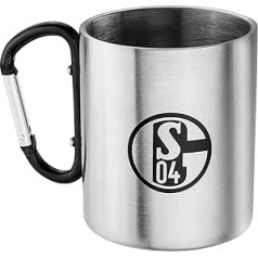 FC Schalke 04 Enamel Mug (One Size, Silver)