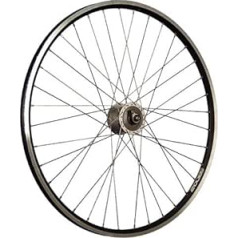 Taylor Wheels 28 collu velosipēda priekšējais ritenis ZAC2000 rumbas dinamo DH-3N31 622-19 melns