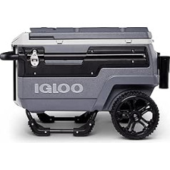 Igloo Trailmate 70 Qt pelēks rullīšu dzesētājs