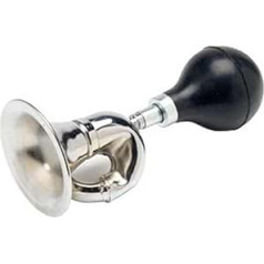 XLC Bugle Horn, hromēts ar melnu spuldzi