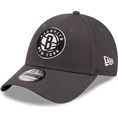 New Era Brooklyn Nets NBA Essential Graphite 9Forty regulējams vāciņš