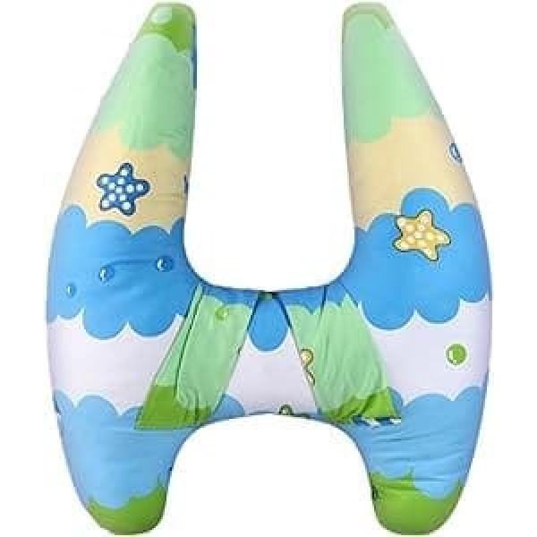 MKYOKO Kids H Shape Travel Pillow Auto miega galvas balsts | H-veida automašīnas galvas balsta spilvens bērnu gulēšanai | Komforta spilvena gulēšanas artefakts kemperiem, mini automašīnām, SUV un limuzīniem