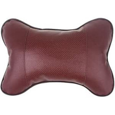 DANDELG Universal Car Neck Pillow Leather Car Neck Pillow Car Accessories