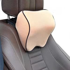 BEKwe automašīnas sēdekļa spilvena Memory Foam elpojošs galvas balsta kakla atbalsta aizsardzība