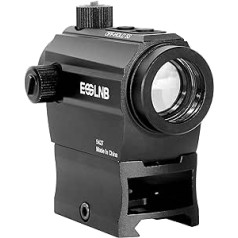 ESSLNB Airsoft Red Dot Visor Scope Red Dot Visor 22 mm/20 mm bėgeliui su montavimo apsauginiu dangteliu ir pagrindu