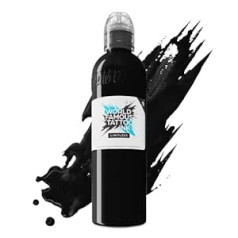 ‎World Famous Tattoo Ink Pasaulslavenā Limitless Tattoo Tinte, Vegan Professional Premium Permanent Tetovēšanas tintes, Limitless, Midtone Grey, 118,3 ml