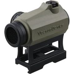 Vector Optics SCRD-39 Maverick-III 1x22 SOP Dark Earth Rubber Cover Red Dot Visor for Sports, Airsoft and Hunting, Air Rifle, Target Visor, Reflex Visor, Red Dot for Aiming
