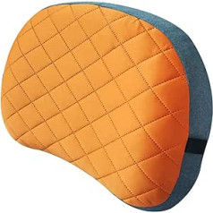 Miayaya Inflatable Camping Pillow, Ultralight, Travel Pillow, Removable and Washable Cover, Ergonomic Camping Pillow, Compressible, Backpacking, Beach Pillow, Hiking, 46 x 32 x 12 cm