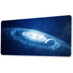 Morain Games Mouse Pad Gaming Large Mousepad Desk Mat Outer Space Big Keyboard Pads Table Accessories for Gaming and Office PC Laptop Computer 300 x 600 x 3 mm