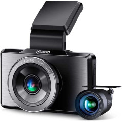 360 G500H Dash Camera Front + rear camera 1440p / GPS