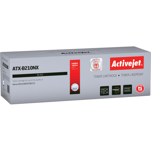 Effiki Activejet atx-b210nx toneris (rezerves toneris xerox 106r04348; augstākais; 3000 lappuses; melns)