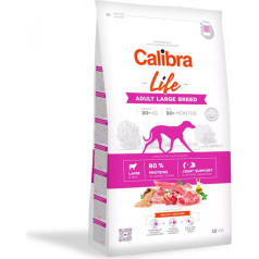 Calibra life pieaugušo lielo šķirņu jēra gaļa - barība suņiem - 12kg