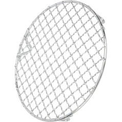18 cm / 7.1 inch Multi-Purpose Stainless Steel Cooking Grates Baking Wire Mesh Grill BBQ Net Mesh Grill Steam Rack Fryer Accessories